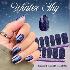 Color Street Winter Sky Nail Polish Strips - B3G1 (See Details Below)